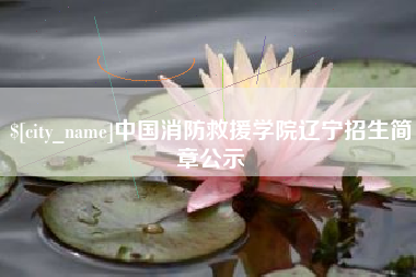 霍邱中国消防救援学院辽宁招生简章公示