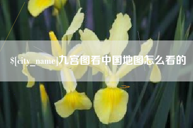 霍邱九宫图看中国地图怎么看的