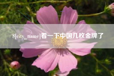 霍邱看一下中国几枚金牌了