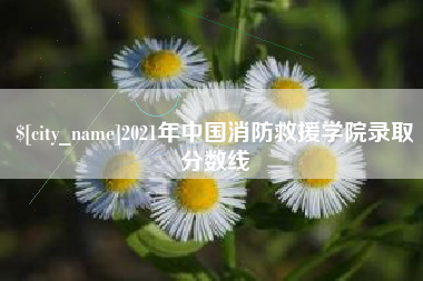 霍邱2021年中国消防救援学院录取分数线