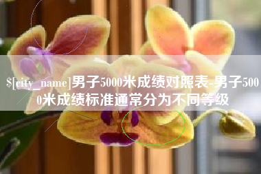 霍邱男子5000米成绩对照表-男子5000米成绩标准通常分为不同等级