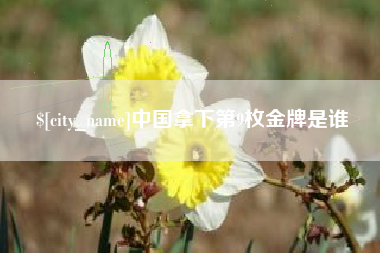霍邱中国拿下第9枚金牌是谁