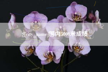 霍邱国内5000米成绩