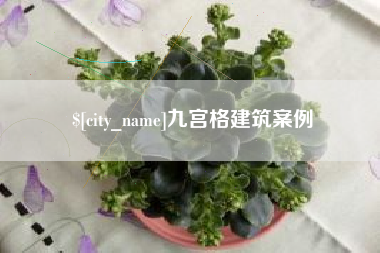 霍邱九宫格建筑案例