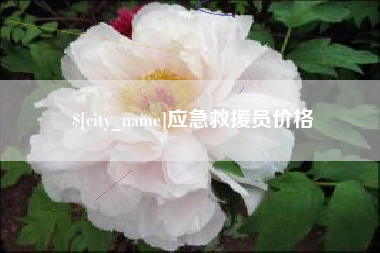 霍邱应急救援员价格