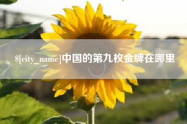 霍邱中国的第九枚金牌在哪里