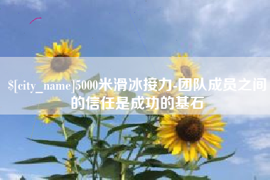 霍邱5000米滑冰接力-团队成员之间的信任是成功的基石