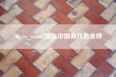 霍邱现在中国有几名金牌