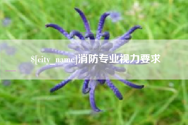 霍邱消防专业视力要求