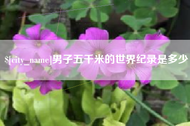 霍邱男子五千米的世界纪录是多少