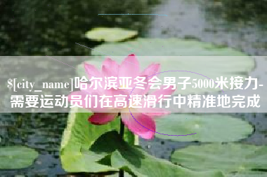 霍邱哈尔滨亚冬会男子5000米接力-需要运动员们在高速滑行中精准地完成