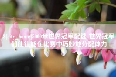 霍邱5000米世界冠军配速-世界冠军们往往能在比赛中巧妙地分配体力