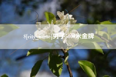 霍邱男子5000米金牌