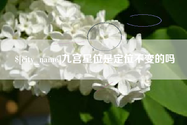 霍邱九宫星位是定位不变的吗