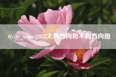 霍邱2025大利方向和不利方向图