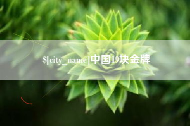 霍邱中国19块金牌