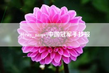 霍邱中国冠军手抄报
