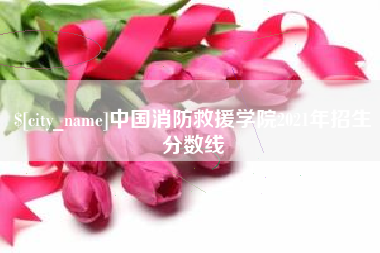 霍邱中国消防救援学院2021年招生分数线
