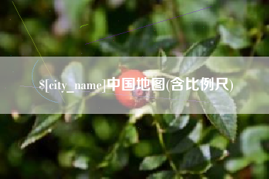 霍邱中国地图(含比例尺)