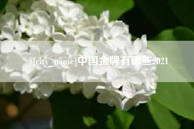 霍邱中国金牌有哪些2021